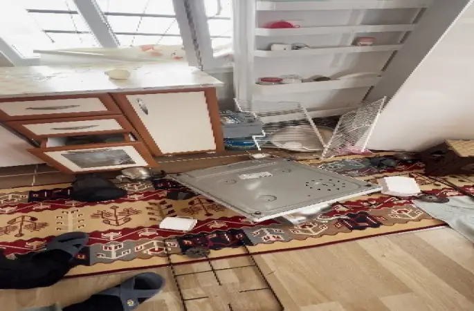 Ayılar Trabzon’da yaylalardan sonra mahallelere dadandı
