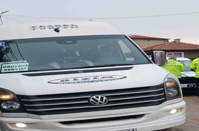 Babaeski’de okul servisleri denetlendi
