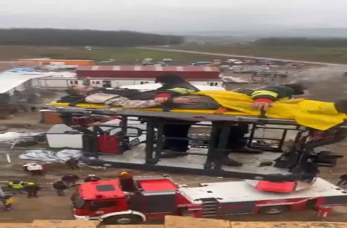 Bafra’da inşaatta iş kazası: 1 yaralı
