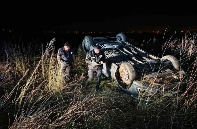 Bafra’da internet tanışıklığı kazayla bitti
