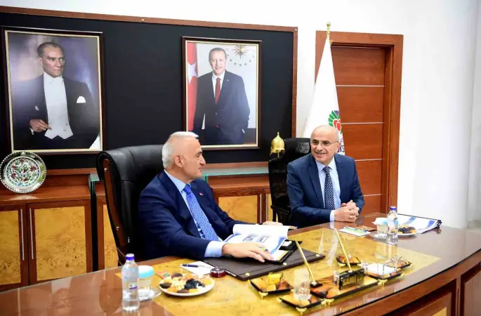 Bakan Ersoy’dan Başkan Er’e ziyaret
