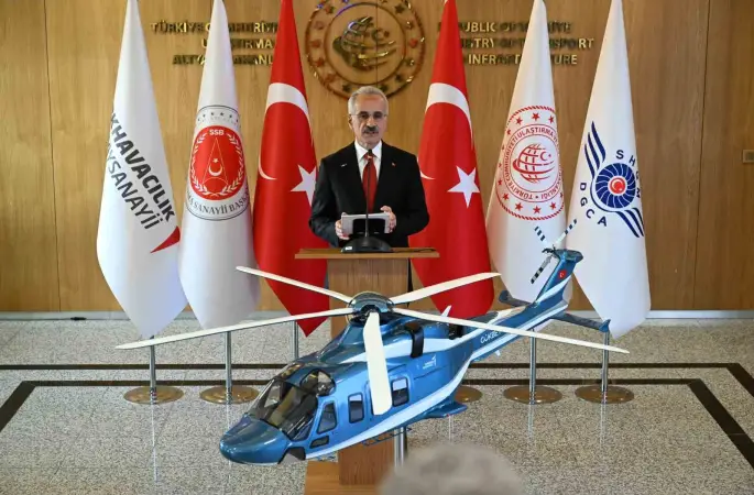 Bakan Uraloğlu: "GÖKBEY sadece bir helikopter değil, milletimize hizmet edecek milli gururumuzdur"
