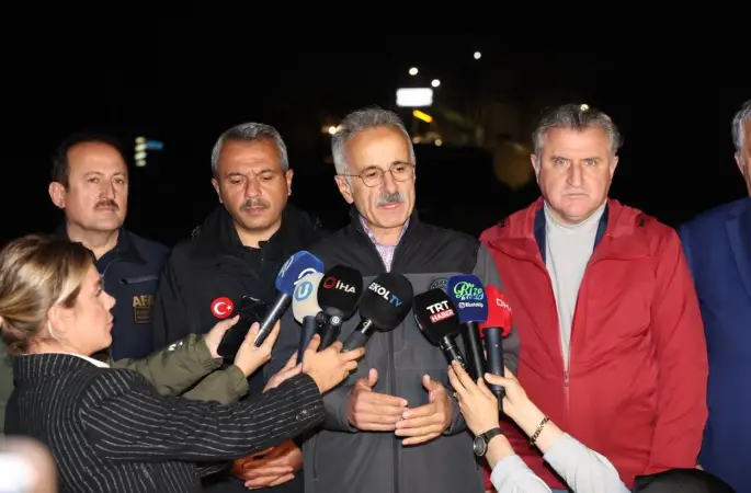 Bakan Uraloğlu: "Yağmur devam ediyor, alınması gereken önlemleri aldık"