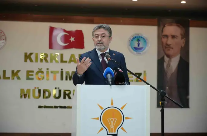 Bakan Yumaklı: "Savaşın hiçbir türünü tasvip etmiyoruz"
