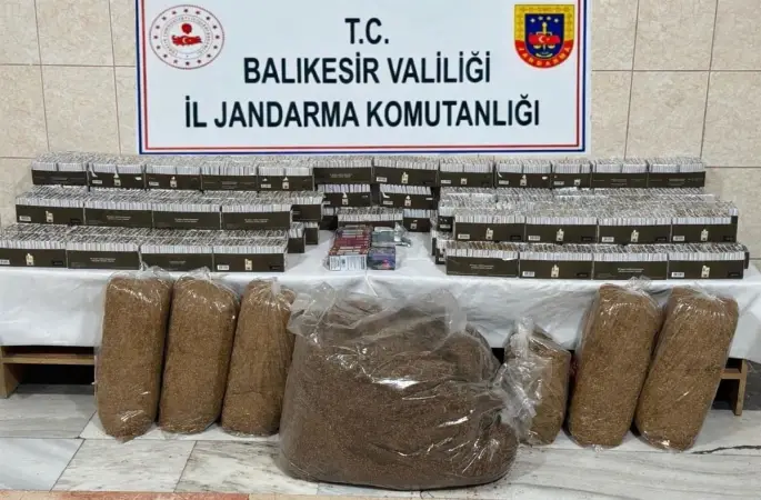 Balıkesir’de kaçakçılık ve organize suç operasyonu: 10 şüpheli yakalandı

