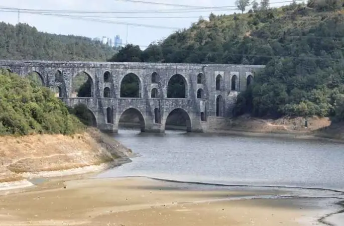 Mega kentte bulunan barajlarda 61 günlük su kaldı