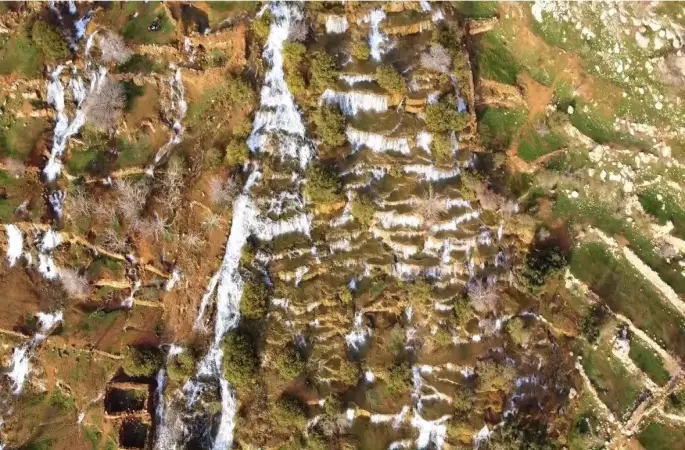 Başdeğirmen Şelalesi ziyaretçi akınına uğradı
