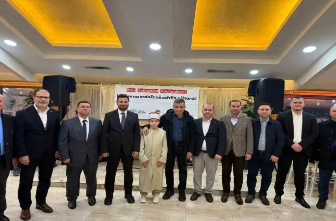 Başkan Öztekin, Balkanlar’da vatandaşlarla iftar sofrasında buluştu
