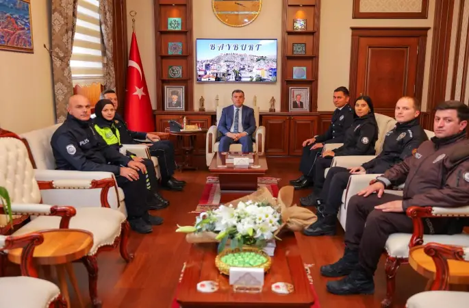 Bayburt’ta Polis Haftası ziyareti
