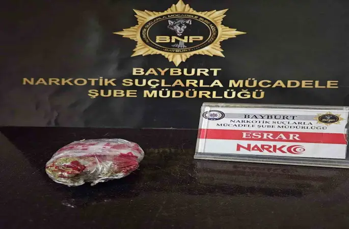 Bayburt’ta uyuşturucuyla mücadele devam ediyor
