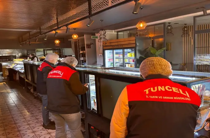 Bayram öncesi gıda alarmı: Tunceli’de denetimler sıklaştırıldı
