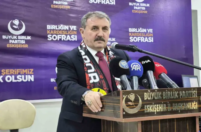 BBP Genel Başkanı Destici: "Zalimlerin de sırası gelecek ve yaptıkları zulümlerin hesabını tek tek ödeyecekler"
