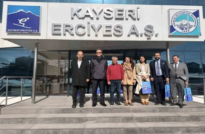 Belçika heyeti Erciyes’e hayran kaldı
