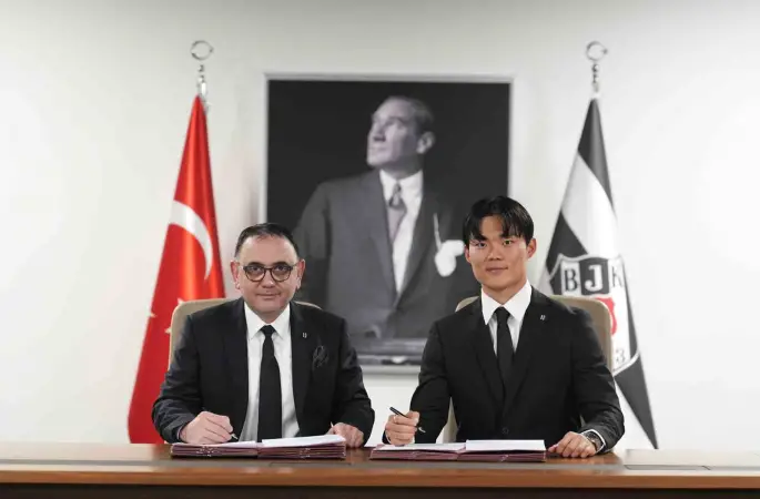 Beşiktaş, Hyeongyu Oh ile 3,5 yıllık sözleşme imzaladı
