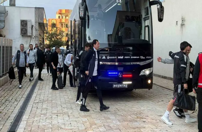 Beşiktaş kafilesi Gaziantep’te
