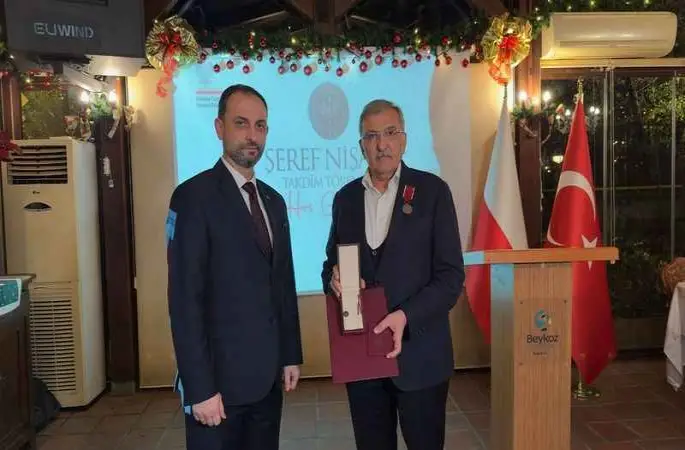 Başkan Murat Aydın’a Polonya’dan Bene Merito Nişanı