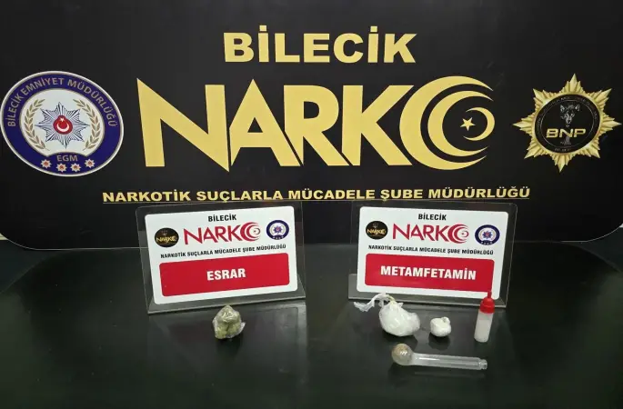 Bilecik’te narkotik operasyonu: 2 gözaltı
