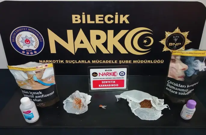 Bilecik’te narkotik operasyonu: 2 gözaltı
