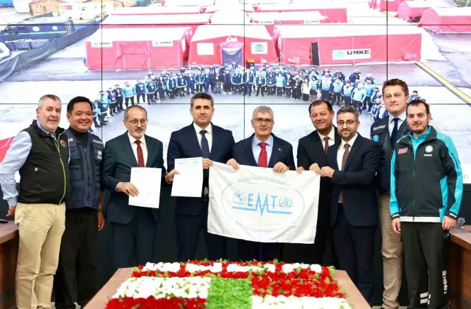 Bingöl UMKE’ye Dünya Sağlık Örgütü bayrağı: Tarihi başarı tescillendi
