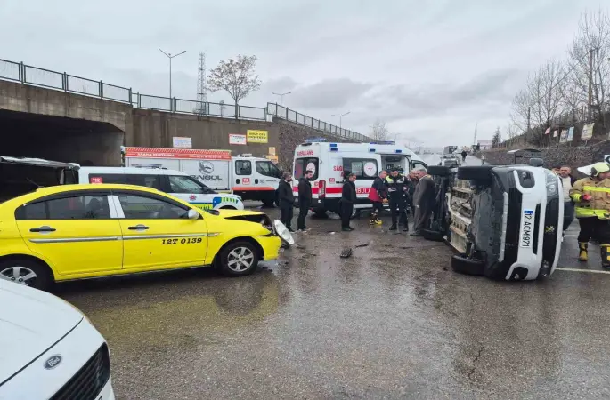 Bingöl’de trafik kazası : 5 yaralı
