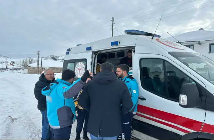 Bingöl’de UMKE’den zorlu kış şartlarında hayat kurtaran müdahale
