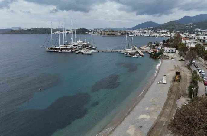 Bodrum Belediyesi plajları yaza hazırlıyor
