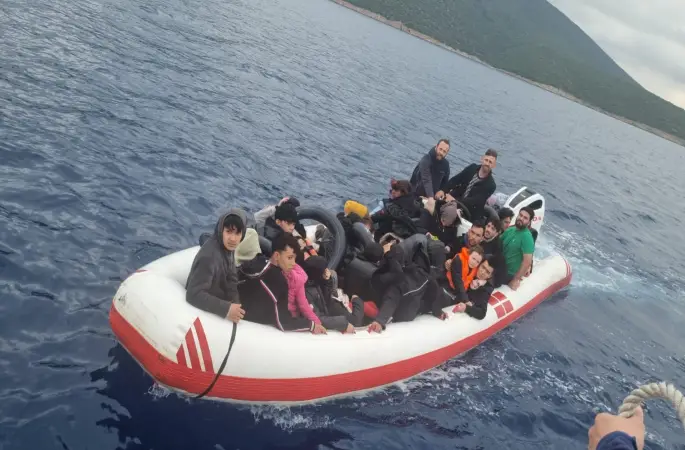 Bodrum’da 40 düzensiz göçmen yakalandı: 2 gözaltı

