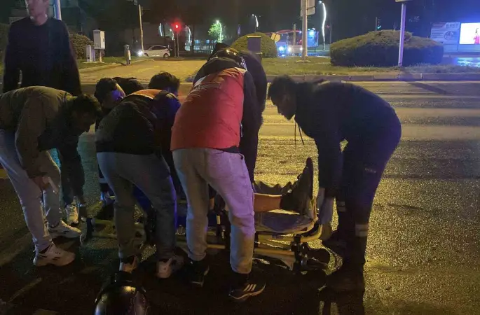 Bolu’da otomobil ile motosiklet çarpıştı: 1 yaralı
