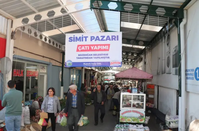 Bozdoğan’da Simit Pazarı Sokağı düzenleme çalışması tamamlandı
