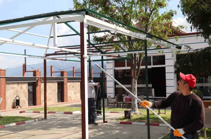 Bozdoğan’da sosyal alanlarda düzenleme çalışmaları devam ediyor
