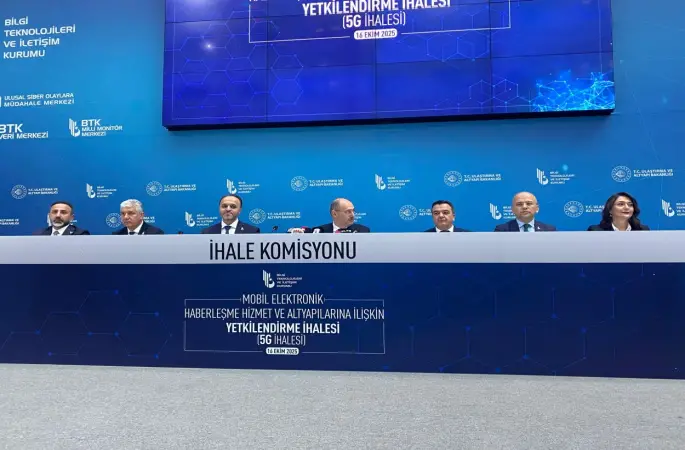 BTK'da 5G yetkilendirme ihalesi başladı