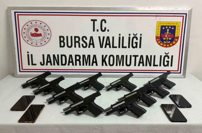 Bursa’da Jandarmadan silah operasyonu
