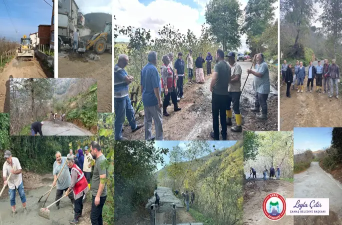 Çamaş’ta Hizmetin Adı: "İmece Seferberliği" – Belediye ve Halk El Ele Verdi!