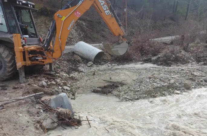 Çameli Belediyesi yoğun yağışın ardından 7/24 teyakkuzda
