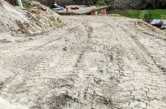 Çameli Belediyesinde engelli vatandaşlar için yol çalışması
