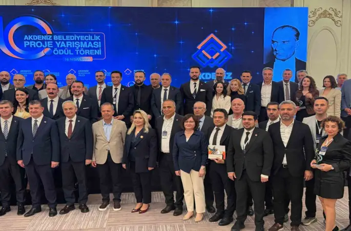Çameli Belediyesi’ne Akdeniz Belediyeler Birliği’nden katılım ödülü
