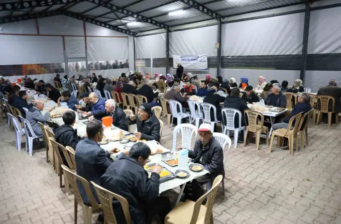 Çameli’de gönül sofraları Emecik Mahallesi’nde kuruldu
