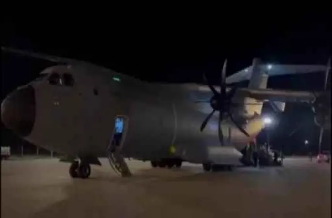 MSB: “Arama-kurtarma ekiplerini Libya’ya taşıyacak üç adet nakliye uçağımızdan ilki, bölgeye hareket etti”