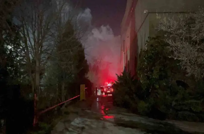 Çerkezköy’de fabrikada korkutan yangın kontrol altına alındı
