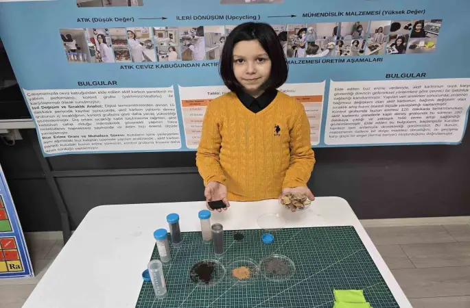 Ceviz kabuğundan yalıtım malzemesi geliştirdi, hedefinde Türkiye birinciliği var
