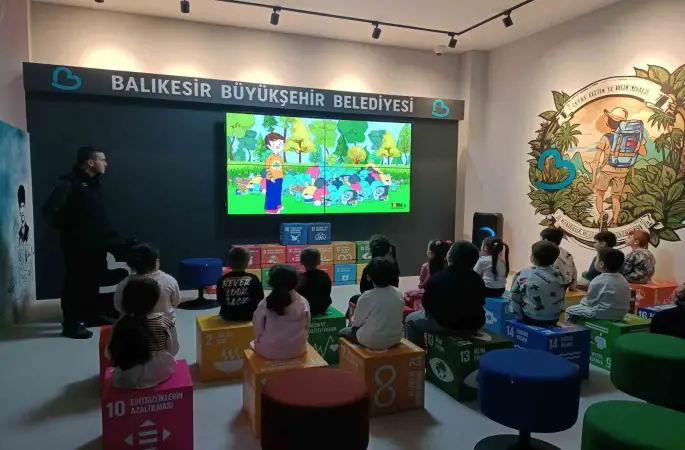 Çevre Eğitim ve Bilim Merkezi minikleri ağırladı
