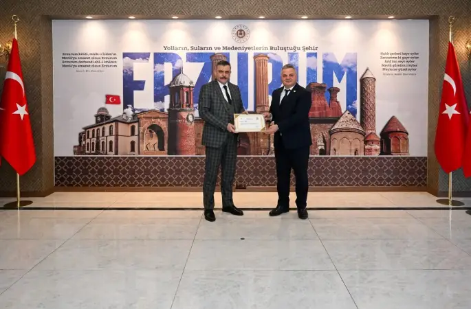 Çevre yatırımlarına yapılan desteğe başarı belgesi
