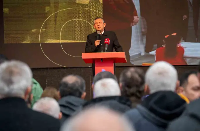 CHP Genel Başkanı Özel: "CHP büyük bir saldırı altında"
