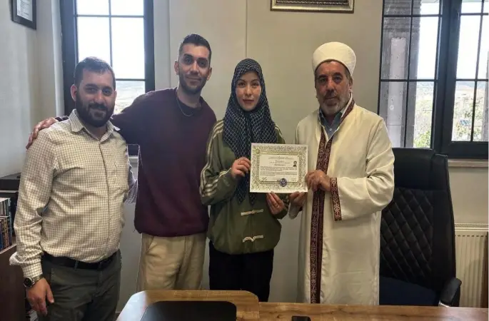 Çinli kadın Müslüman oldu
