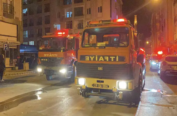 Çorum’da halı yıkama merkezinde yangın
