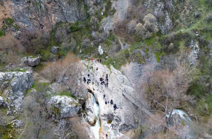 Çorum’da mest eden ilkbahar manzaraları
