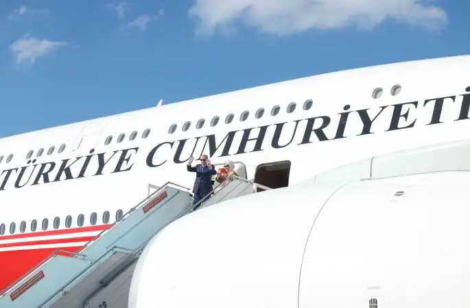 Cumhurbaşkanı Erdoğan BM Genel Kurulu için Amerika'ya gitti