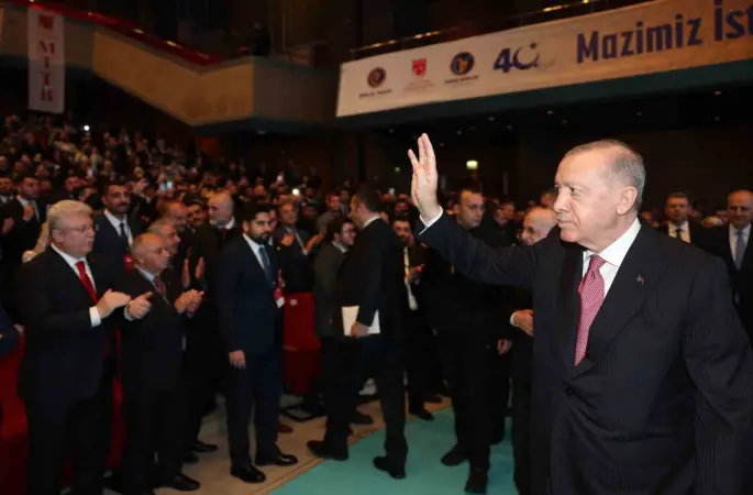 Cumhurbaşkanı Erdoğan: "Muhalefet bir avuç rant şebekesinin gündemine hapsoldu
