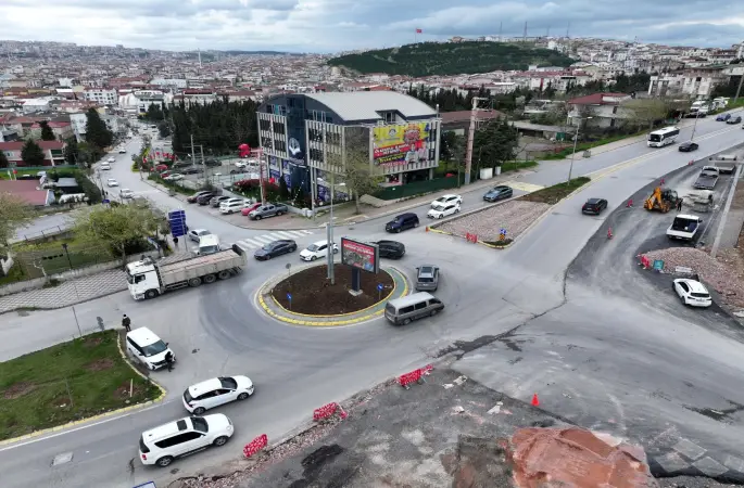 Darıca trafiğini rahatlatacak adım: Tuzla-Battalgazi kesişiminde kavşak çalışması başladı
