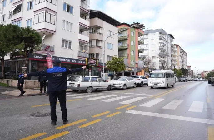 Denizli zabıtasından şehir içi minibüslere denetim
